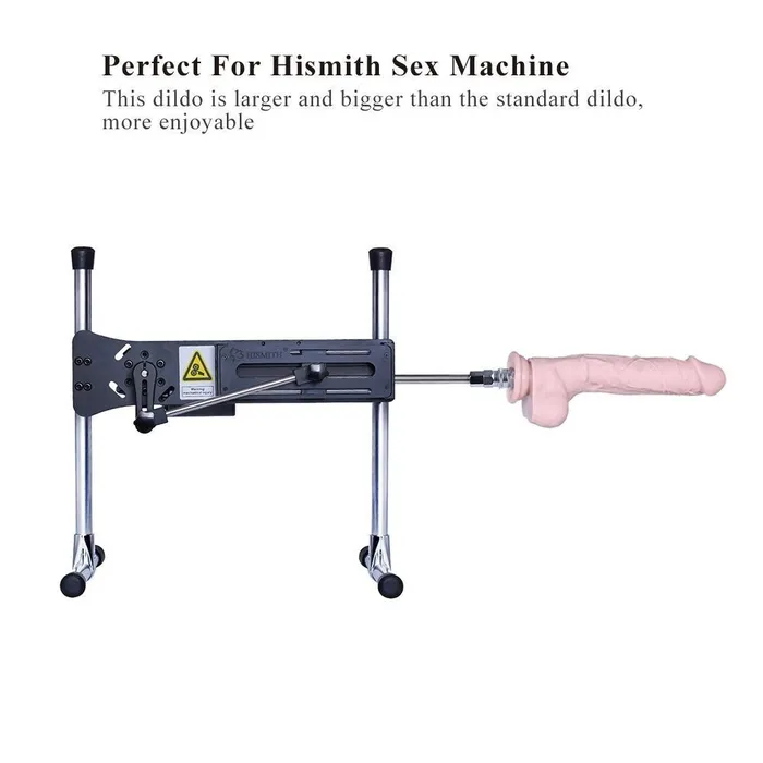 Anal HiSmith HiSmith Silicone KlicLok Dildo 91 Inch Light