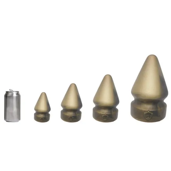 Anal Platinum Silicone Series Platinum Liquid Silicone Stretcher Ripper 8 Inch Gold