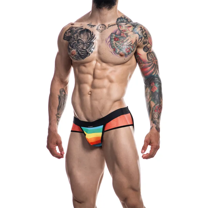 CUT 4 MEN Mens Underwear C4M Mixxed Jockstrap Rainbow