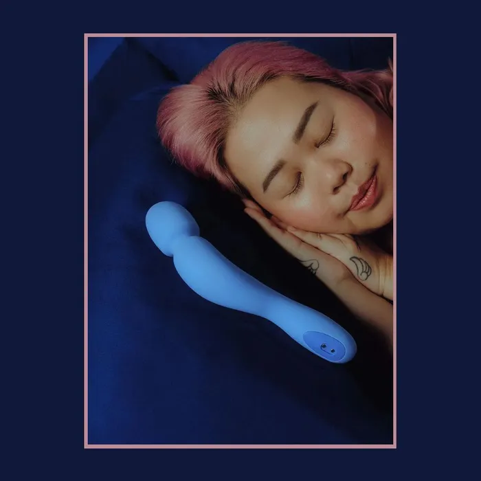 Dame Com Wand Massager Periwinkle Dame Vibrators