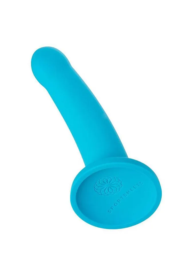 Dildos Sportsheets Sportsheets Hux Silicone Dildo Turquoise
