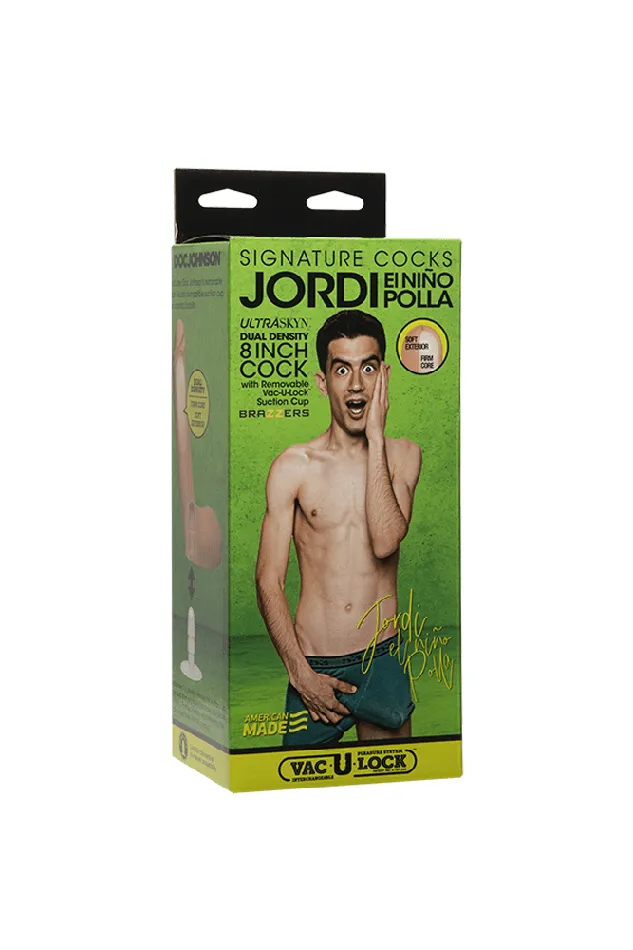 Doc Johnson Dildos Doc Johnson Signature Cocks Jordi El Nino Polla 8 Inch Cock Beige