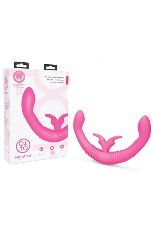 Electric Eel Dildos Electric Eel Together DoubleEnded Vibrating Dildo Pink
