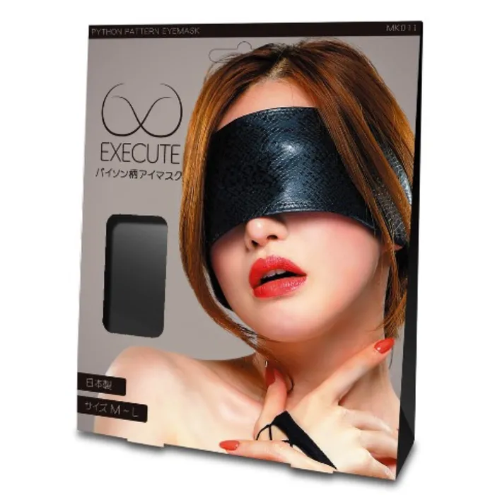 EXECUTE Vibrators Execute Python Pattern Eye Mask