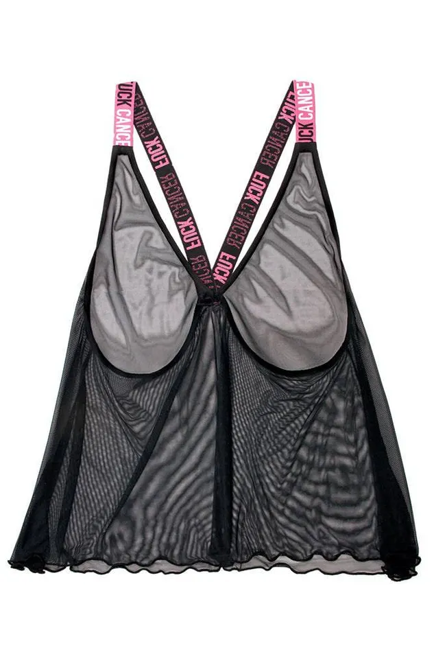 Fantasy Lingerie Vibrators Fantasy Lingerie Vibes Fuck Cancer Tank Top Black Fantasy Lingerie Vibrators Fantasy Lingerie Vibes Fuck Cancer Tank Top Black