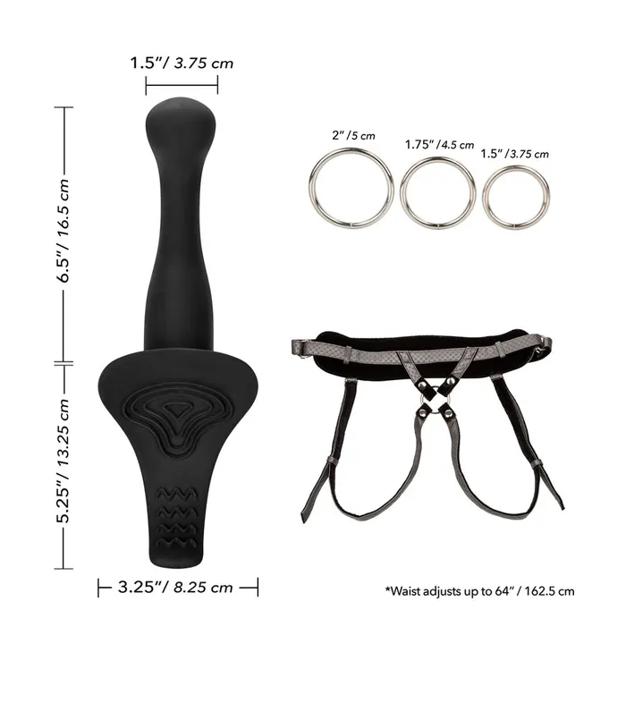 Female Sex Toys California Exotics Her Royal Harness With Vibrating Probe