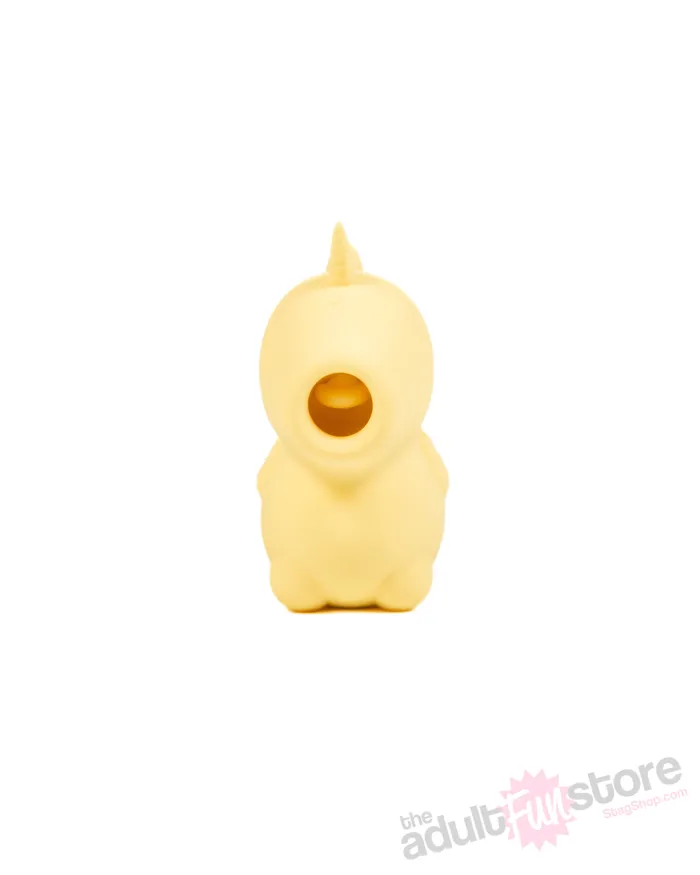 Female Sex Toys Creative Conceptions Creative Conceptions Unihorn Bean Blossom Fluttering Vibrator Yellow