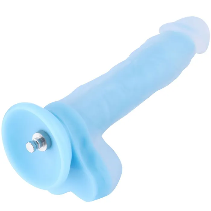Hismith Silicone 96 Inch KlicLok Dildo Fluorescence Blue HiSmith Anal