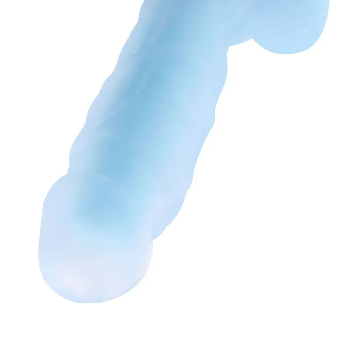 Hismith Silicone 96 Inch KlicLok Dildo Fluorescence Blue HiSmith Anal