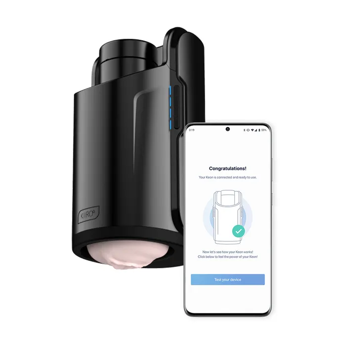 Kiiroo Keon Automatic Teledildonic Masturbator Combo Set KIIROO Male Sex Toys