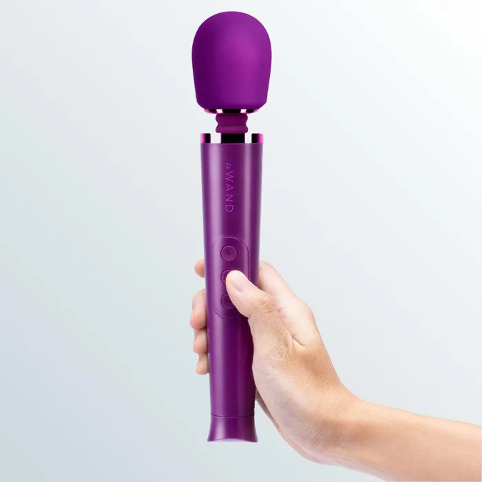 Le Wand Vibrators Le Wand Petite Wand Massager Dark Cherry