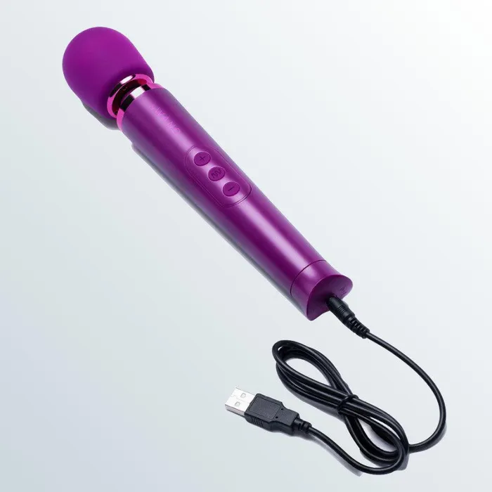 Le Wand Vibrators Le Wand Petite Wand Massager Dark Cherry