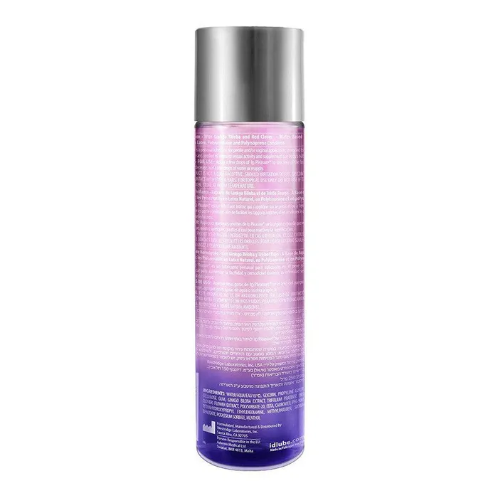 Lubricants ID Lubricants ID Pleasure Tingling Sensation Personal Lubricant