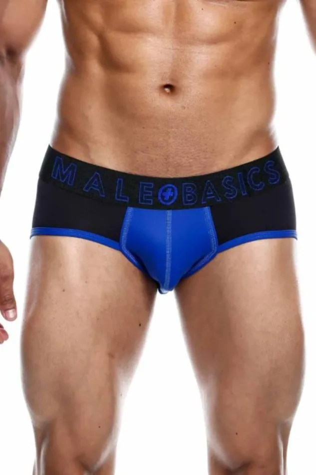 Male Basics Neon Brief Blue MBN03 Male Basics Vibrators