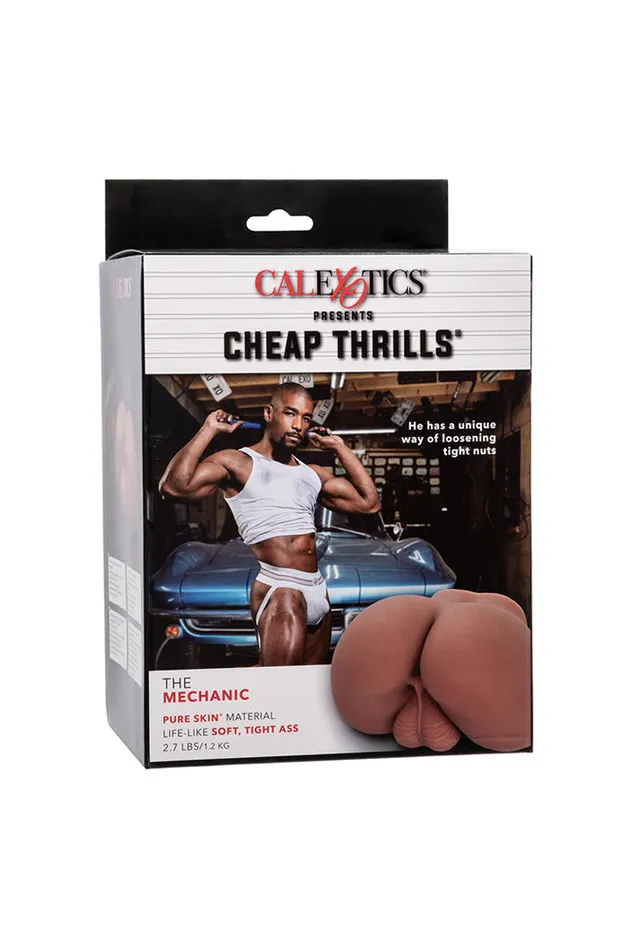 Male Sex Toys Cal Exotics Cal Exotics Cheap Thrills The Mechanic Masturbator Brown