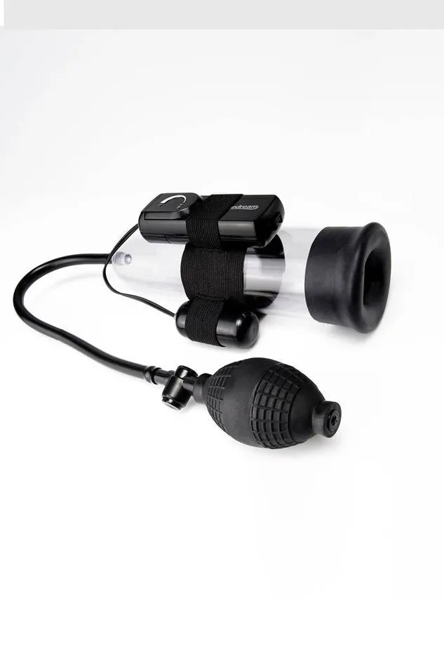 Male Sex Toys Pipedream Pipedream Pump Worx Beginners Vibrating Penis Pump Black