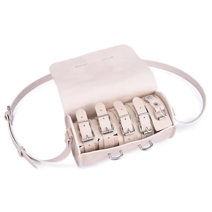 Oxyshop Couples Carry purse Bondage BDSM kit 100 Calf 5 Colors