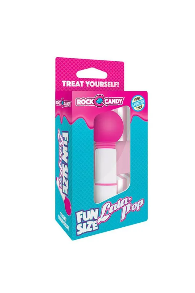 Rock Candy Toys Fun Size LalaPop Mini Vibrator Pink Rock Candy Toys Vibrators