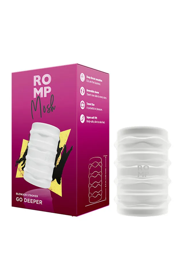Romp Male Sex Toys Romp Mosh Stroker Clear
