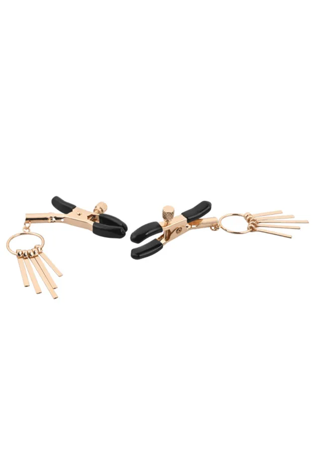 Sex Mischief Couples Sex Mischief Verge Nipple Clamps Gold