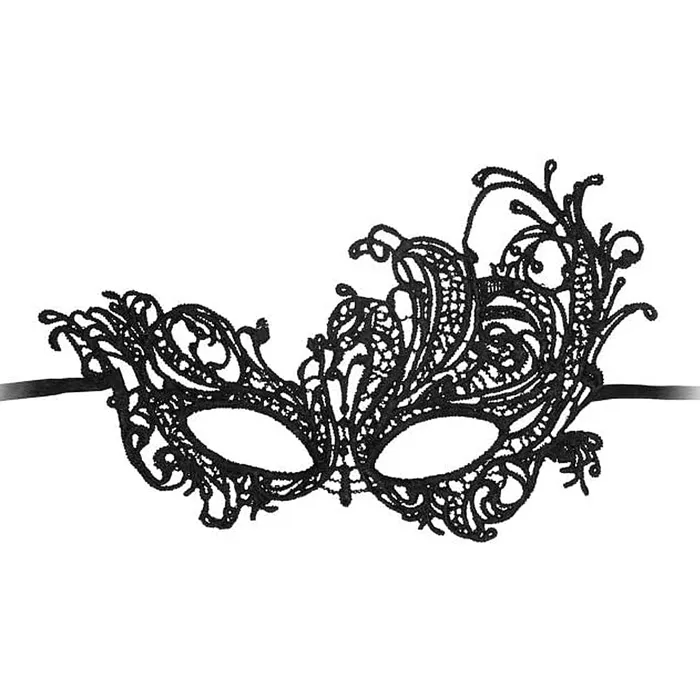 Shots OUCH Royal Lace Mask Black Shots Toys Anal