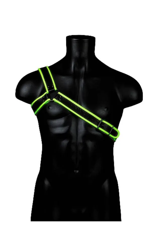 Shots Toys Dildos Ouch by Shots Toys Glow Gladiator Harness Glow in the Dark Shots Toys Dildos Ouch by Shots Toys Glow Gladiator Harness Glow in the Dark