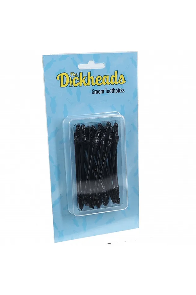 Shots Toys Vibrators Shots Toys The Dickheads Groom Toothpicks Black