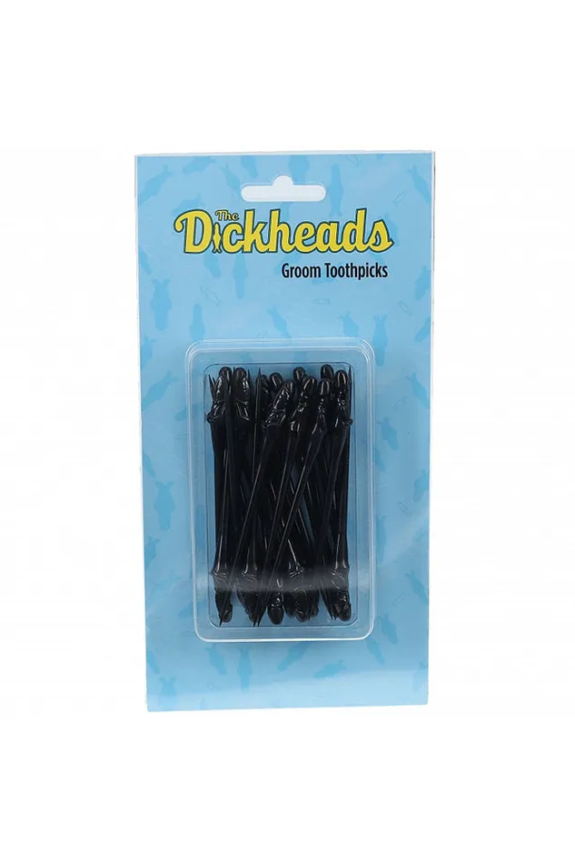 Shots Toys Vibrators Shots Toys The Dickheads Groom Toothpicks Black