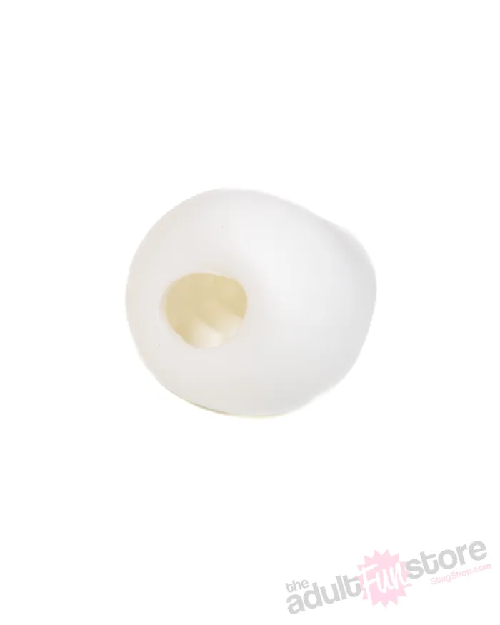 Stag Shop Choke it to Yoke it Nubby Egg Masturbator Clear Stag Shop Male Sex Toys