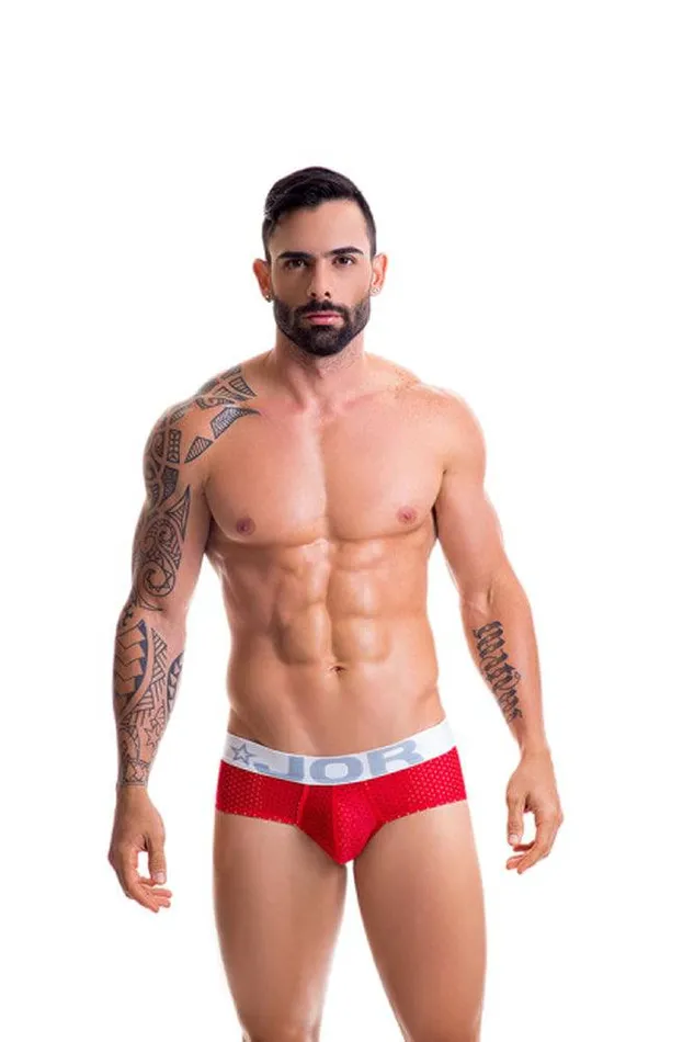 Vibrators Andrew Christian Jor Underwear Cronos Mesh Brief Red