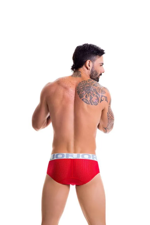 Vibrators Andrew Christian Jor Underwear Cronos Mesh Brief Red