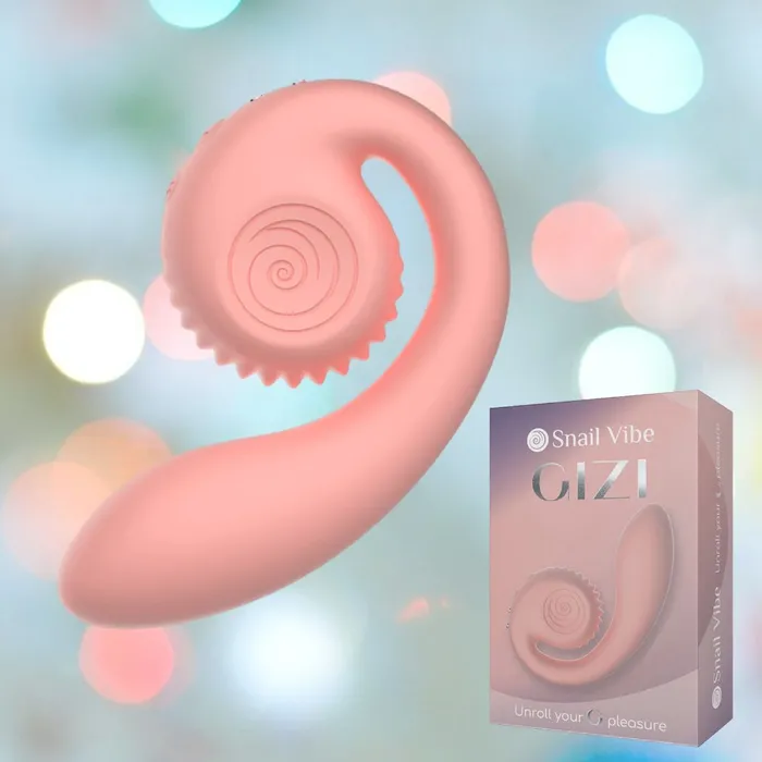 Vibrators Snail Vibe Snail Vibe Gizi GSpot Stimulator Peachy Pink