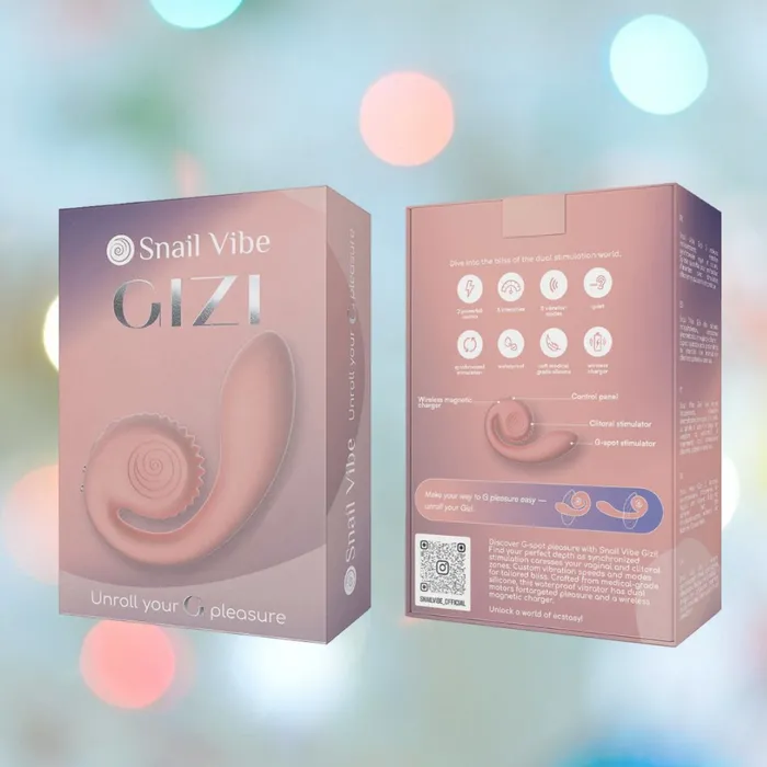 Vibrators Snail Vibe Snail Vibe Gizi GSpot Stimulator Peachy Pink