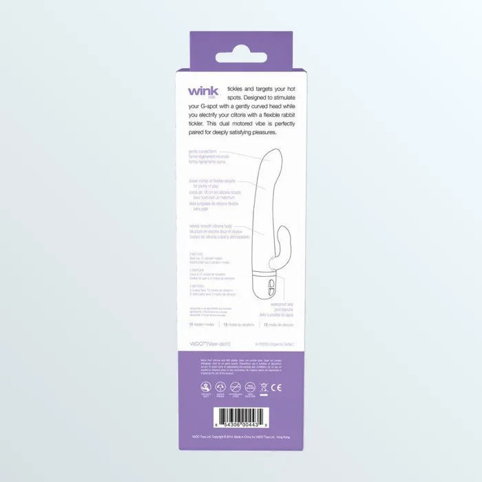Vibrators VeDO VeDO Wink Rabbit Vibe Lavender
