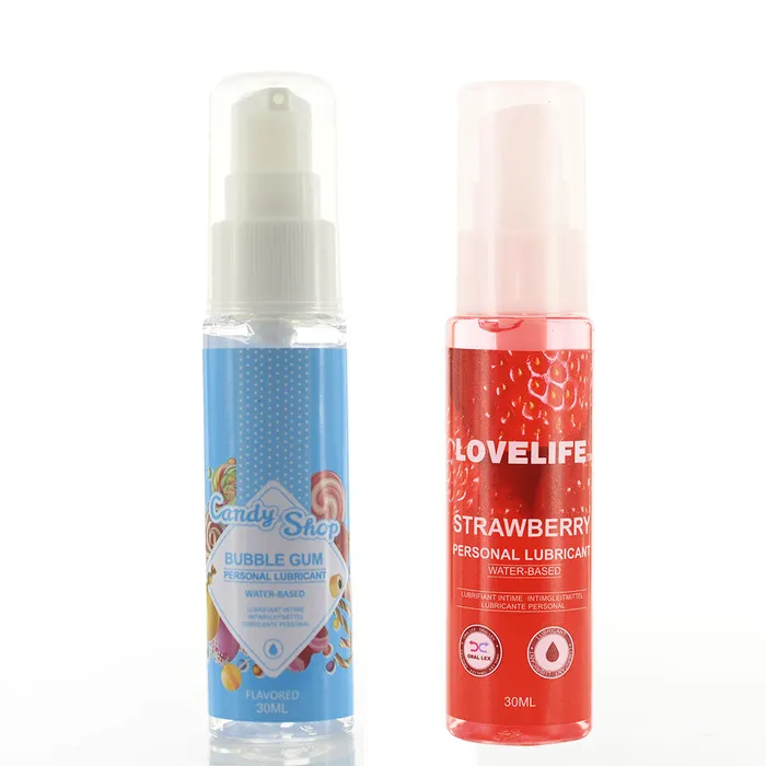 30ml Strawberry Flavor Edible Lubricant for Anal Vaginal Oral Sex Silicone Lubricating Oil Adult Sex Products Body Massage Gel LAZADASEXTOYS Couples