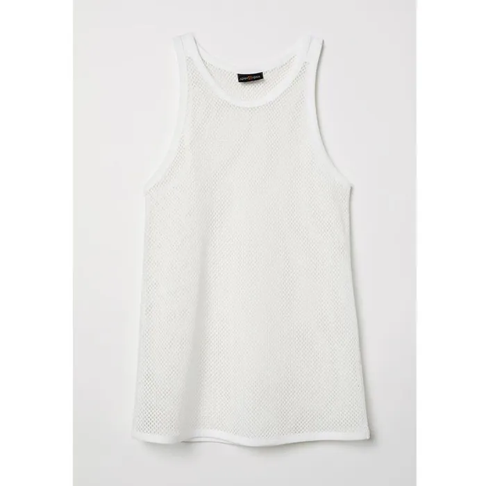 Adam4Adam Vibrators White Mesh Adam4Adam Tank Top