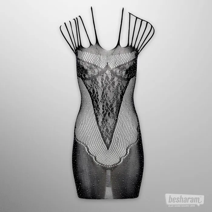 Christine Le Duc Christine Riana Glitter Net Dress Vibrators