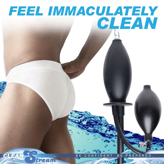 CleanStream Inflatable Enema Plug CleanStream Male Sex Toys
