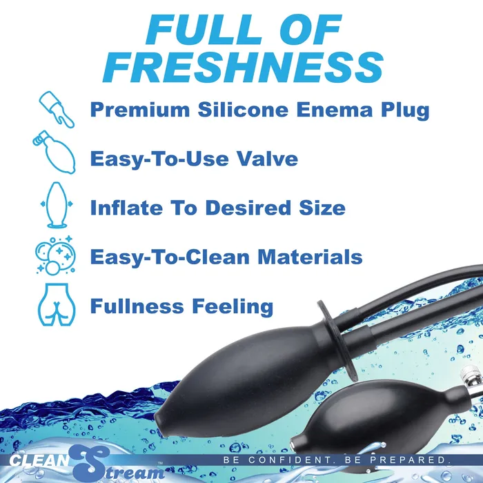 CleanStream Inflatable Enema Plug CleanStream Male Sex Toys