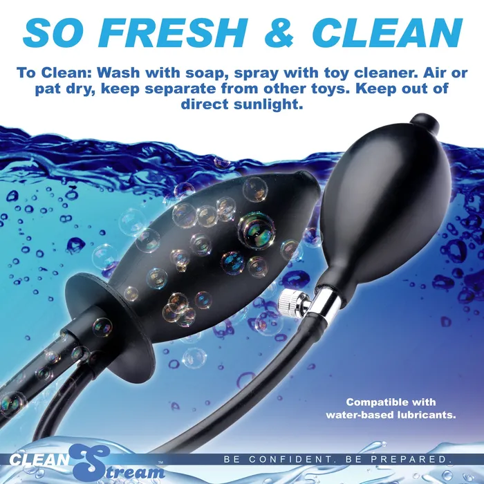 CleanStream Inflatable Enema Plug CleanStream Male Sex Toys