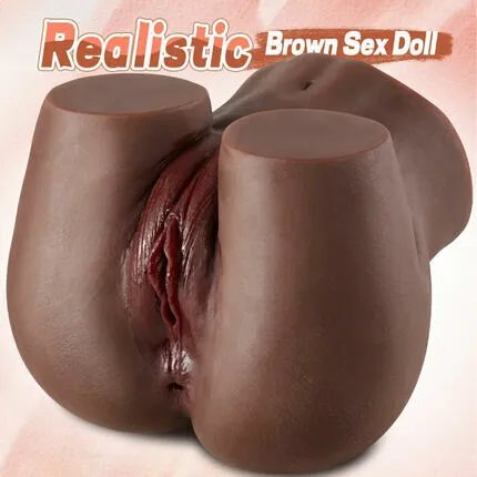 Elowen 45 LBS Chocolate Anal Realistic Butt Male Masturbator Acmejoy Male Sex Toys