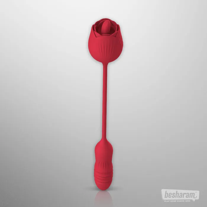 Female Sex Toys Voodoo Voodoo Beso TonguenCheek Dual Vibrator
