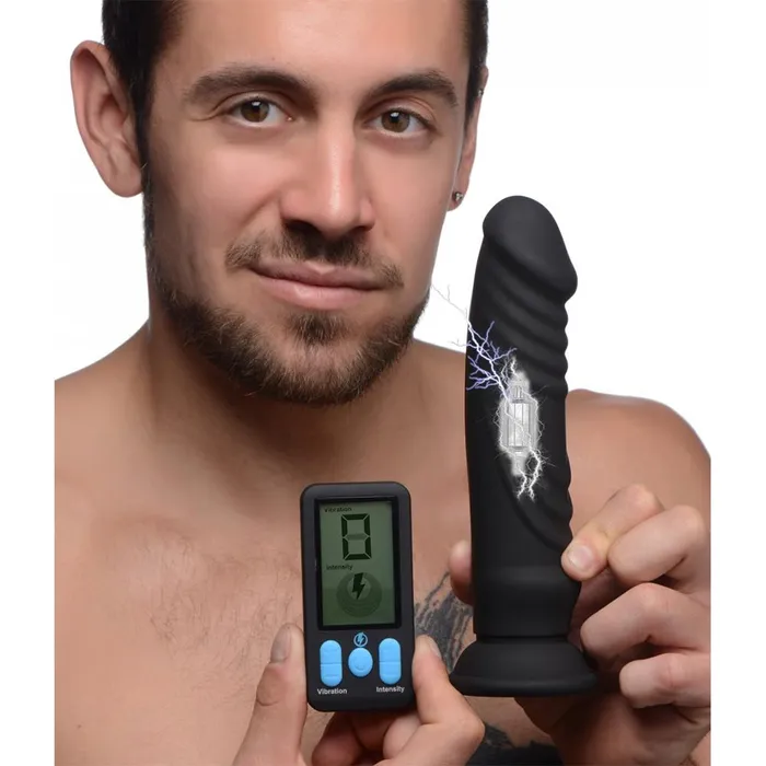 Female Sex Toys Zeus Electrosex EStim Pro 5x Vibrating Dildo with Remote Control Female Sex Toys Zeus Electrosex EStim Pro 5x Vibrating Dildo with Remote Control