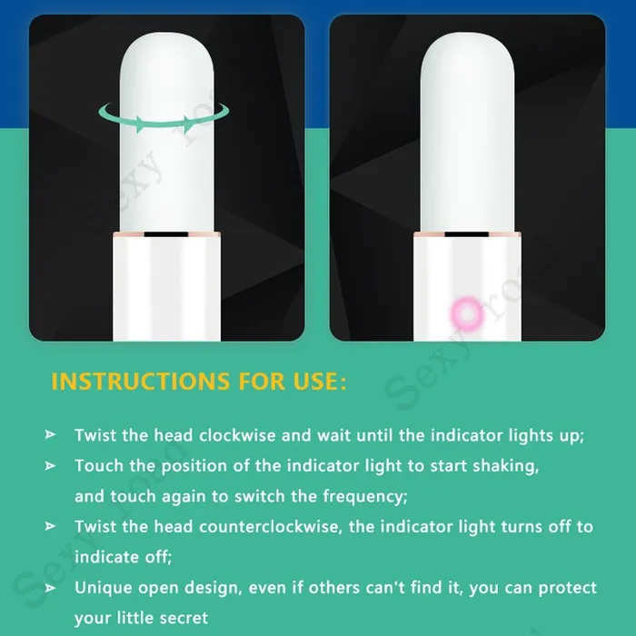 LAZADASEXTOYS Couples Vibrateur de rouge lvres vibrateur de satisfaction allemand pour les femmes Masturbation mini cran tactile contrle clitoridien massage stimulateur sex toy