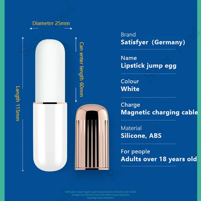 LAZADASEXTOYS Couples Vibrateur de rouge lvres vibrateur de satisfaction allemand pour les femmes Masturbation mini cran tactile contrle clitoridien massage stimulateur sex toy