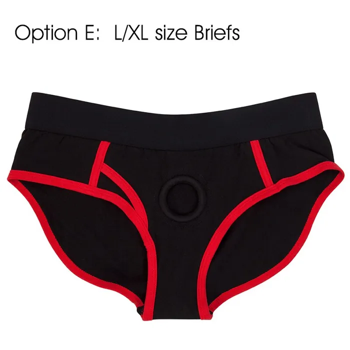 LAZADASEXTOYS Female Sex Toys Erotic Sextoy Lesbian Panties Strapon Dildo Realistic Strap On Harness Briefs Suction Cup Anal Dick Vibrator Sex Toys for Woman