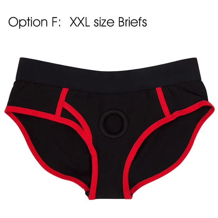 LAZADASEXTOYS Female Sex Toys Erotic Sextoy Lesbian Panties Strapon Dildo Realistic Strap On Harness Briefs Suction Cup Anal Dick Vibrator Sex Toys for Woman