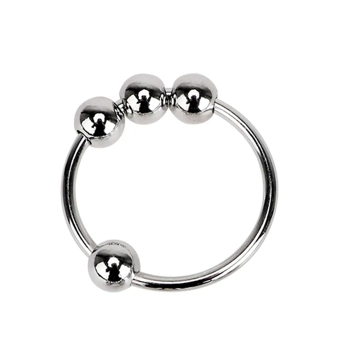 LAZADASEXTOYS Male Sex Toys VATINE Cock Ring Foreskin Male Chastity Device Stainless Steel Delay Ejaculation Sex toys for Men Penis Ring Penis Sleeve