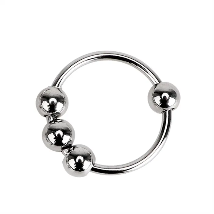 LAZADASEXTOYS Male Sex Toys VATINE Cock Ring Foreskin Male Chastity Device Stainless Steel Delay Ejaculation Sex toys for Men Penis Ring Penis Sleeve