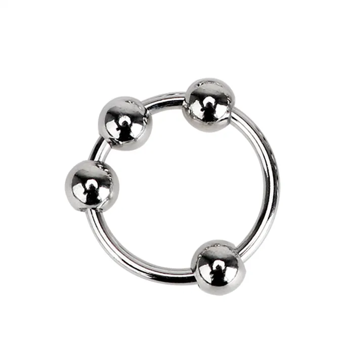 LAZADASEXTOYS Male Sex Toys VATINE Cock Ring Foreskin Male Chastity Device Stainless Steel Delay Ejaculation Sex toys for Men Penis Ring Penis Sleeve